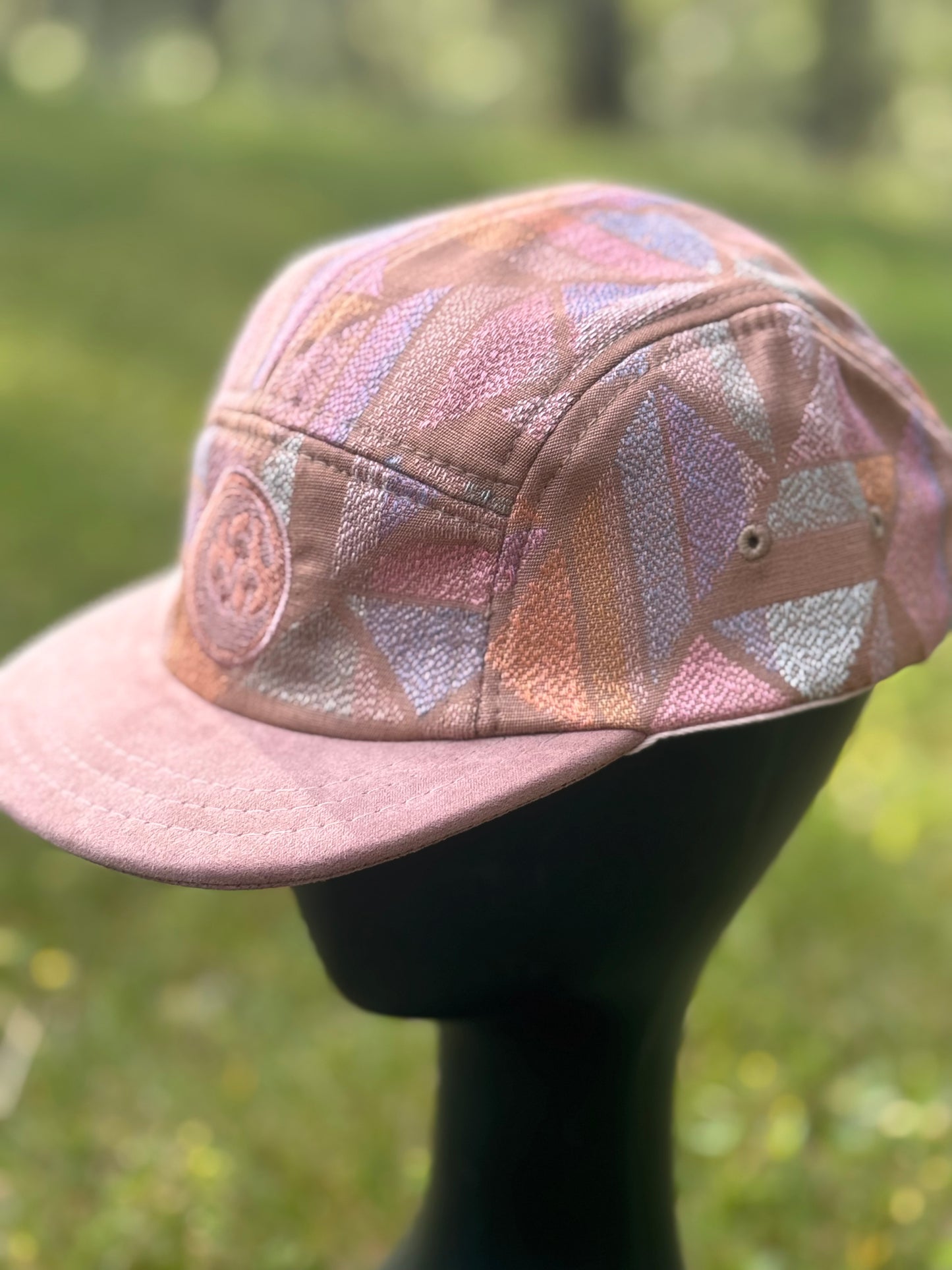 Pastel Mosaic Short Brim
