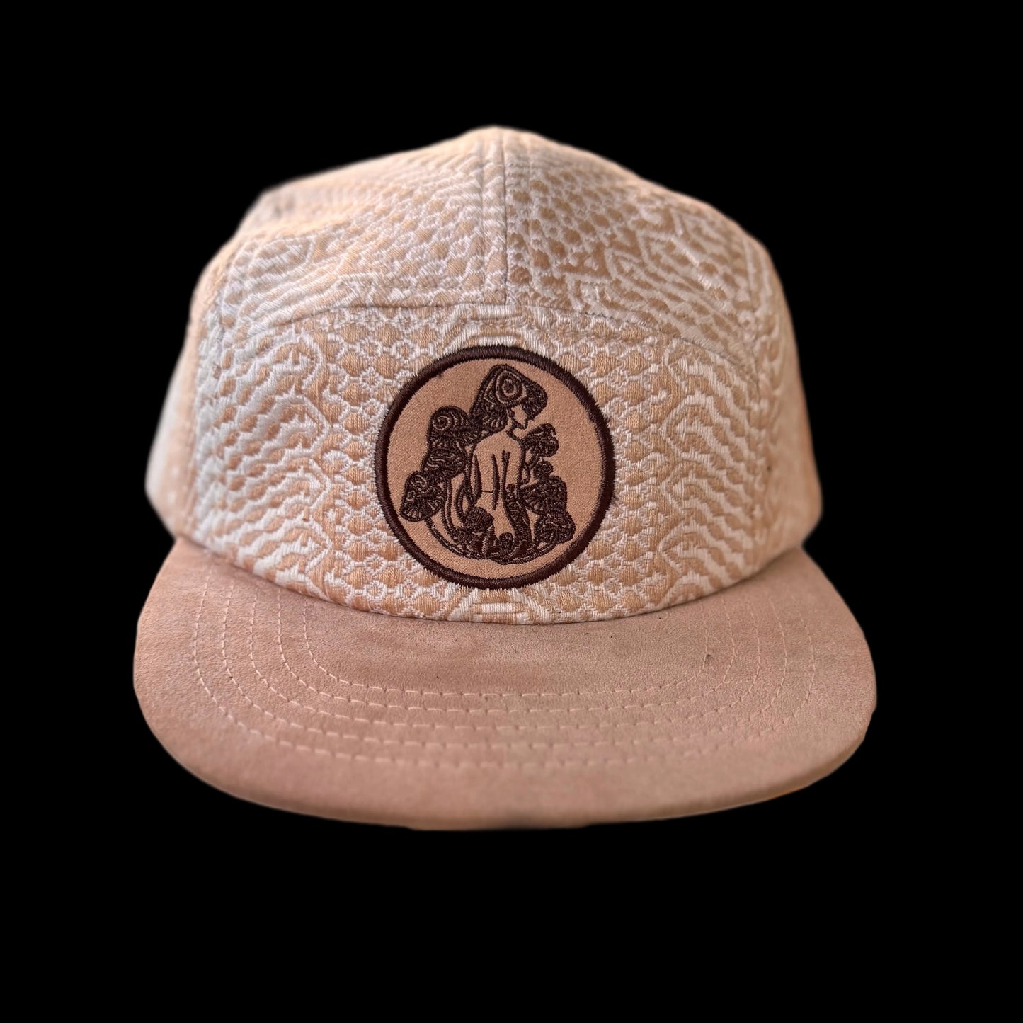 Beige Snake Long Brim