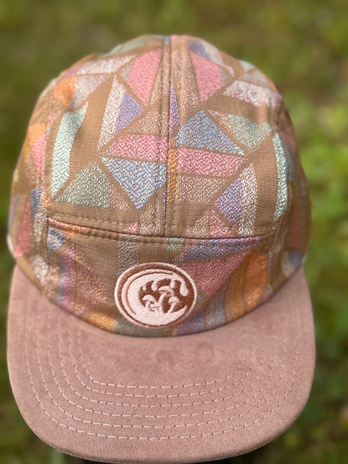 Pastel Mosaic Long Brim