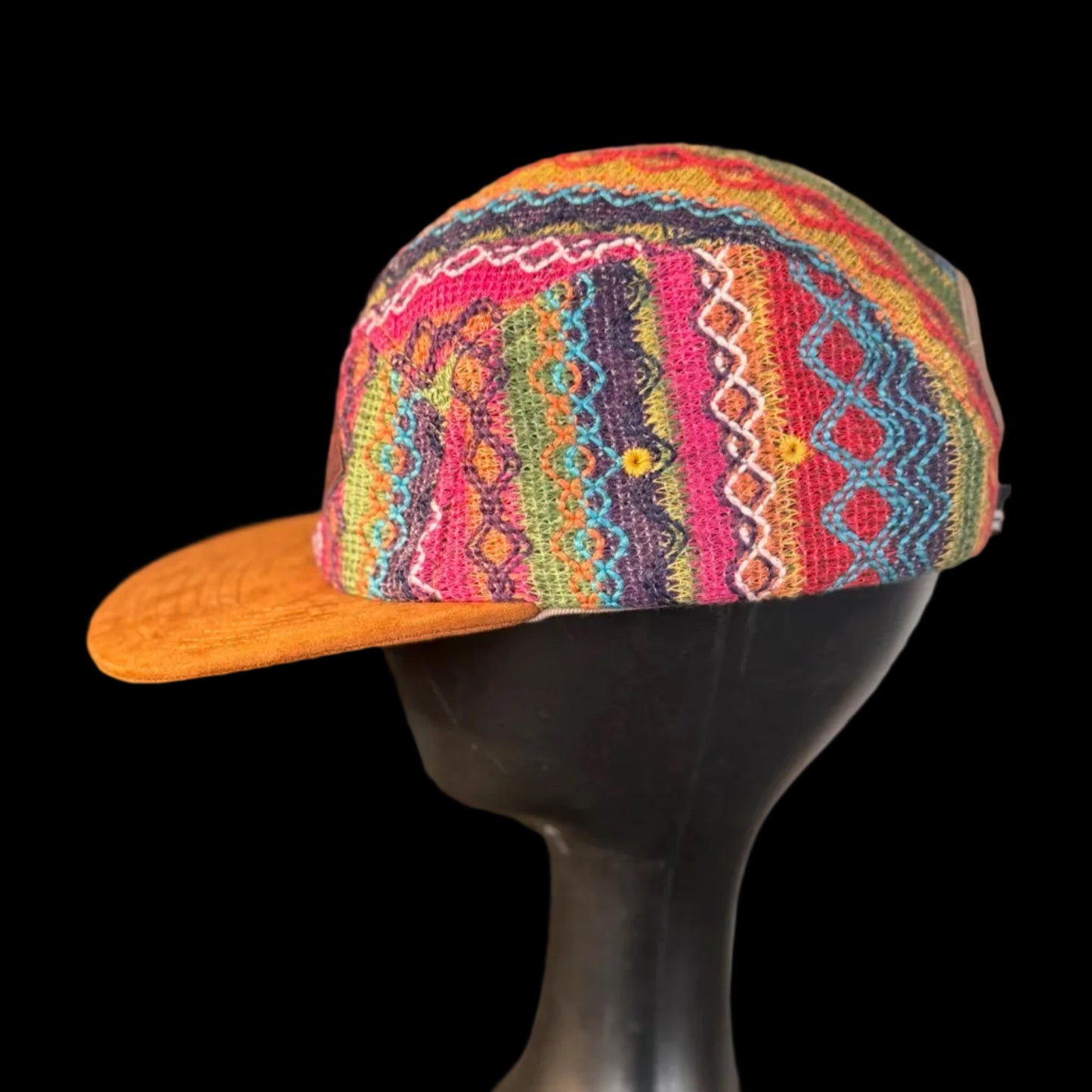 Woven Rainbow Long Brim